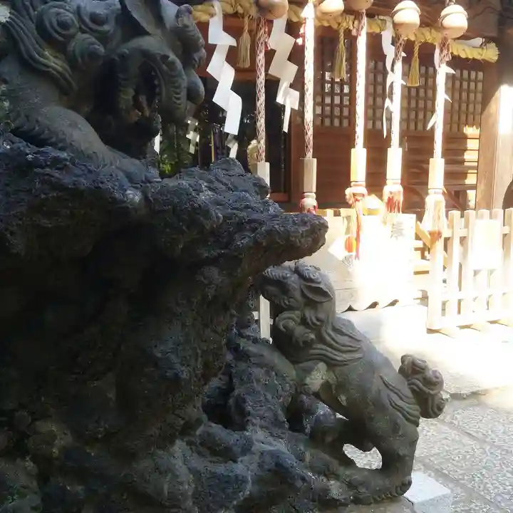 平塚神社の狛犬