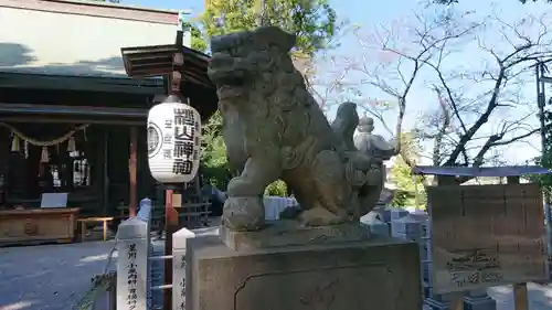 星川杉山神社の狛犬