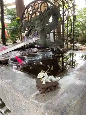 若宮神明社の手水舎