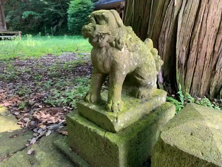 熊野神社の狛犬