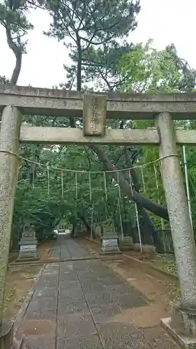 山野浅間神社の鳥居