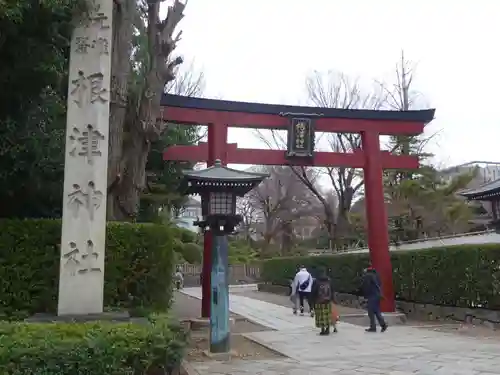 根津神社の鳥居