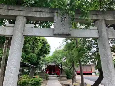 北野天神(仲六郷北野神社)の鳥居