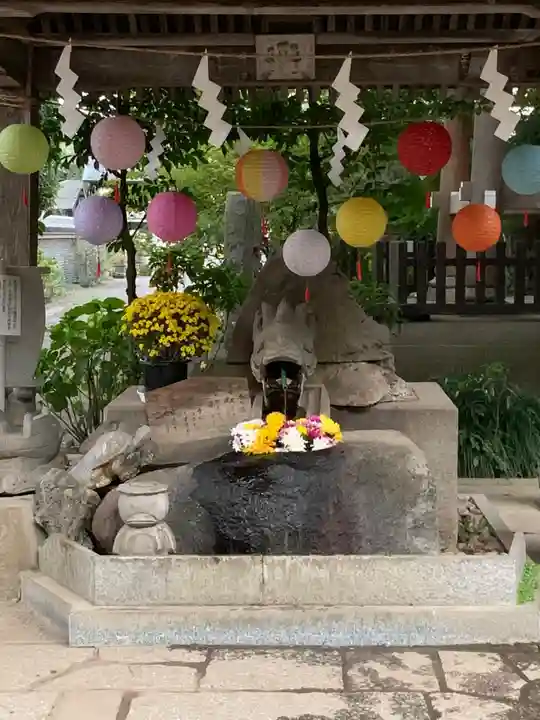 大宝八幡宮の手水舎