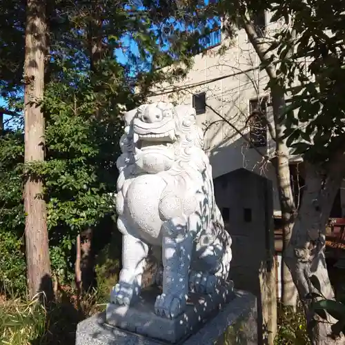 鎮守氷川神社の狛犬