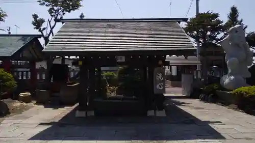 白老八幡神社の手水