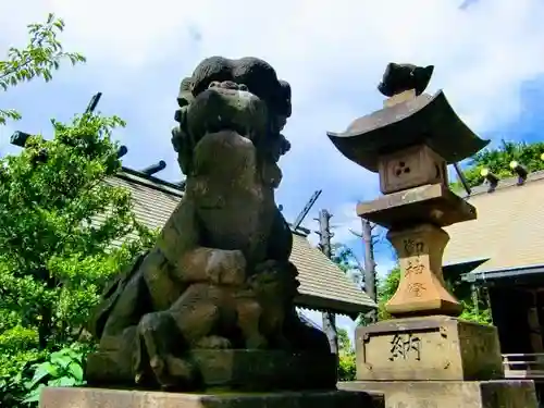 寒川神社の狛犬