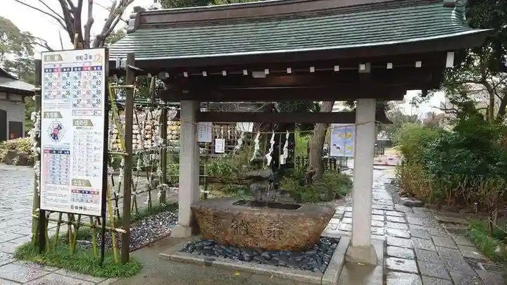 菊田神社の手水舎