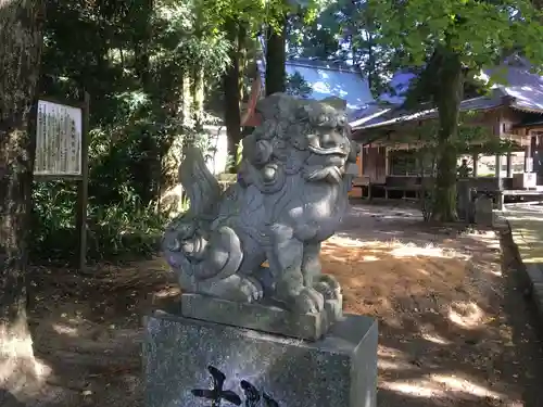 長野阿蘇神社の狛犬