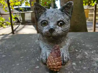 井草八幡宮の狛犬