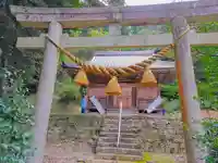 八所神社(財賀町)の鳥居