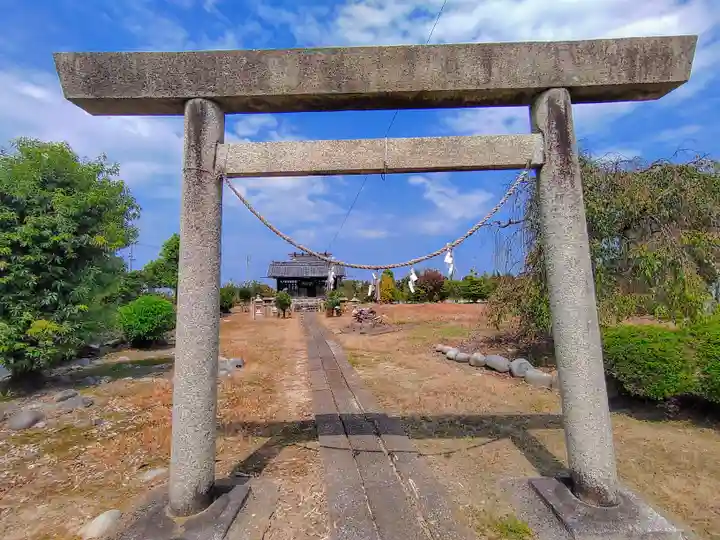 神明社(四社大神宮)の鳥居