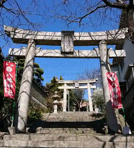 中川八幡神社の鳥居