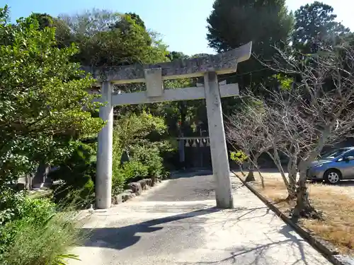 生松天神社の鳥居