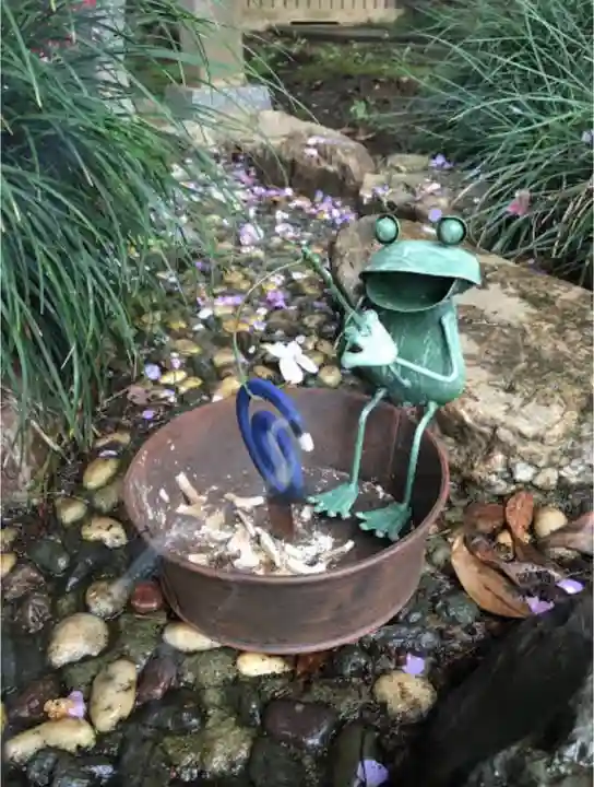 馬場氷川神社の手水舎
