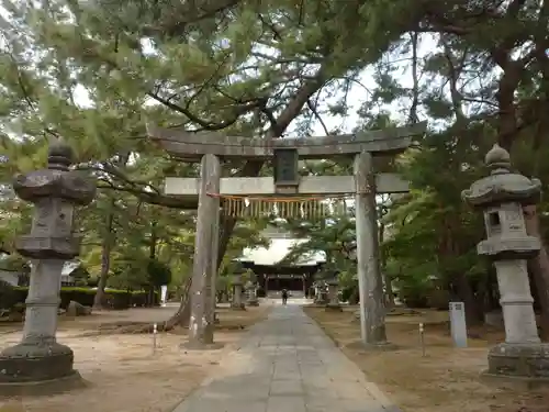 篠山神社の鳥居