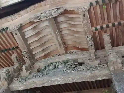 白山中居神社の芸術