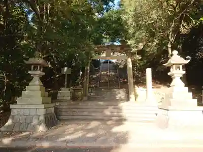 白山神社の鳥居