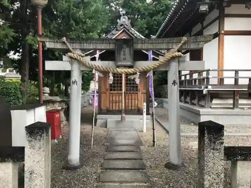 中筋八幡神社の鳥居