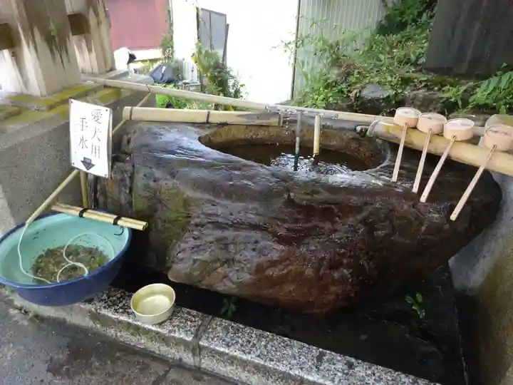武蔵御嶽神社の手水舎