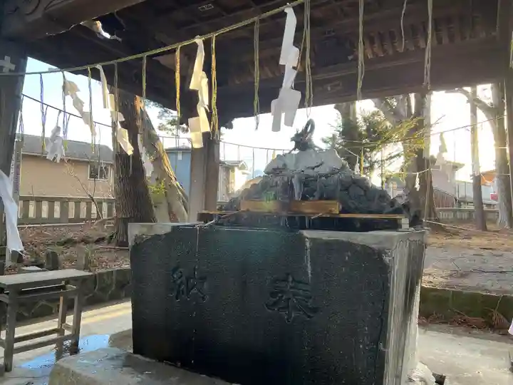 小室浅間神社の手水舎