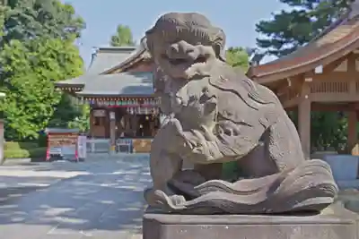 中野沼袋氷川神社の狛犬
