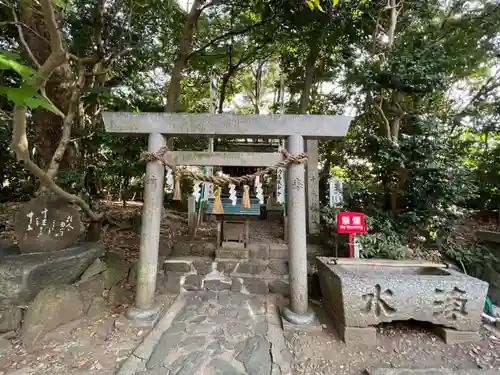 八百富神社の鳥居