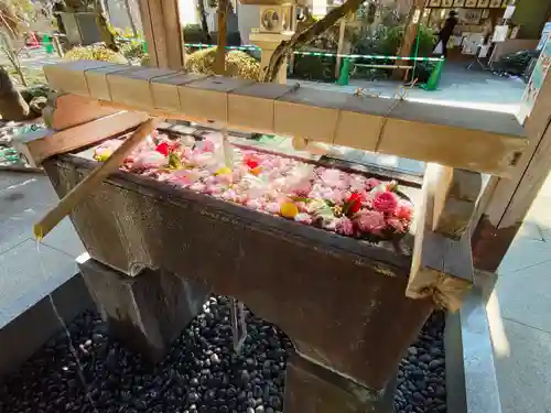 鳩森八幡神社の手水舎