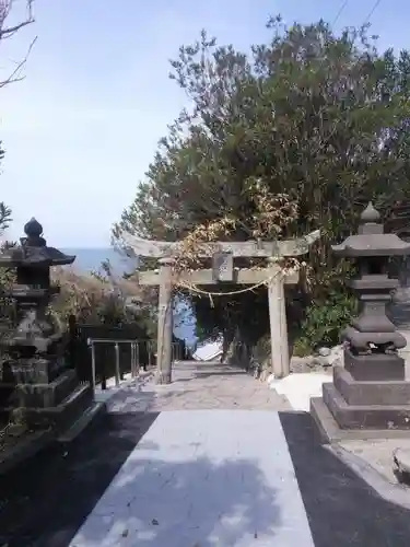 粟嶋神社の鳥居