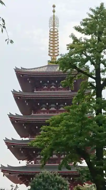 浅草寺の塔
