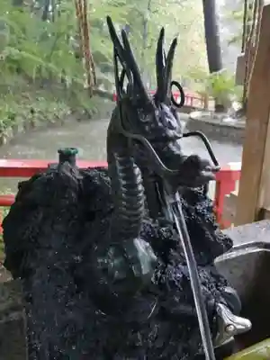 間々田八幡宮の手水舎