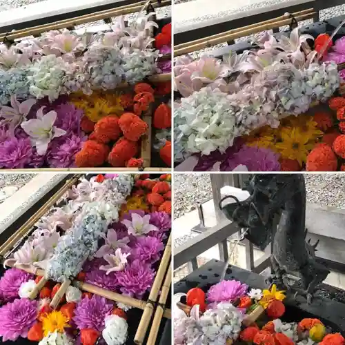 江南神社の手水舎