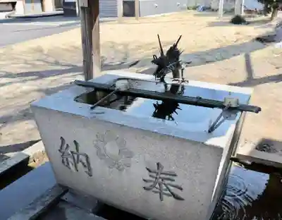 子守神社の手水舎