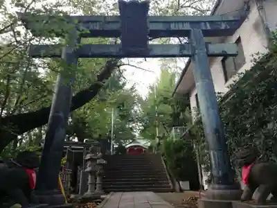 市谷亀岡八幡宮の鳥居