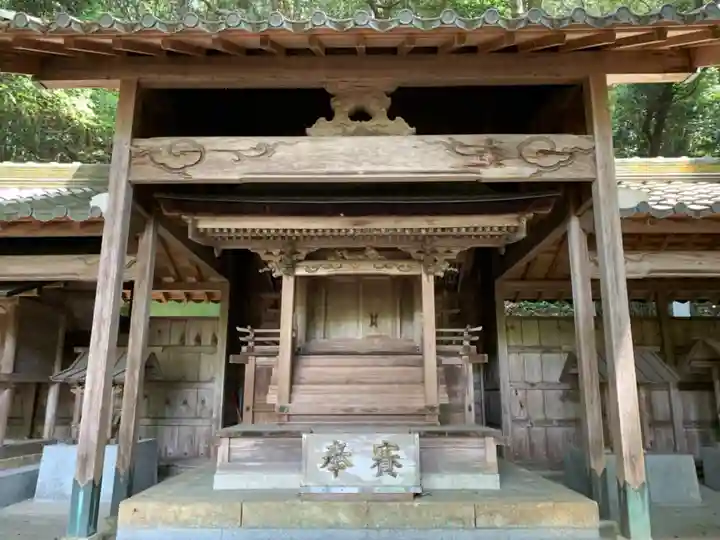 八幡社の本殿・本堂