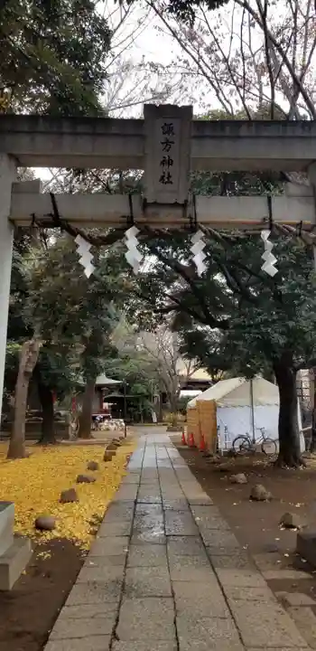 諏方神社の鳥居