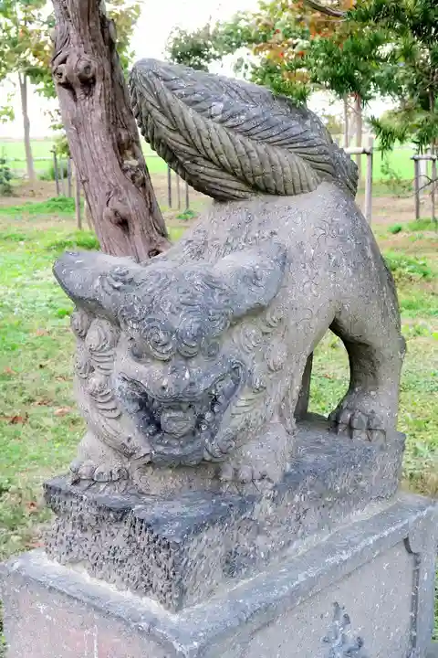 新篠津神社の狛犬