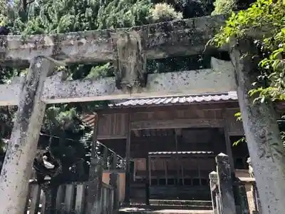 祝田神社の鳥居