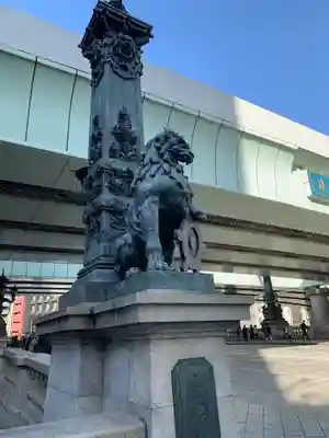 福徳神社（芽吹稲荷）の狛犬