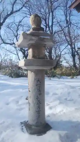 斜里神社の塔