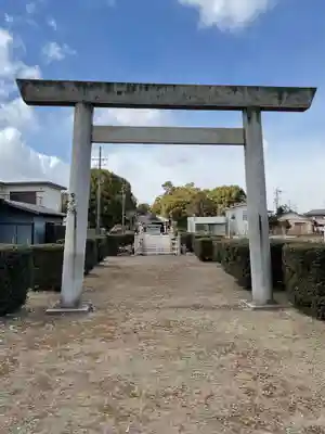 井出神社の鳥居