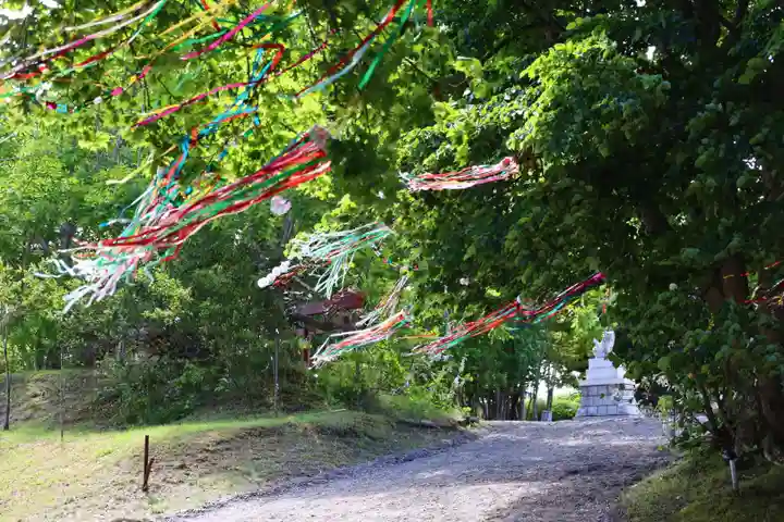 釧路一之宮 厳島神社の庭園