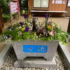 滑川神社 - 仕事と子どもの守り神の手水