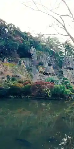 那谷寺の庭園