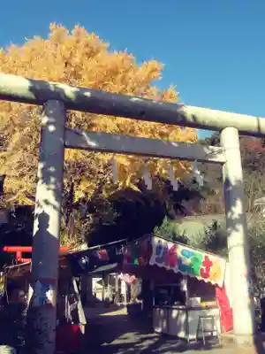 雷神社の鳥居