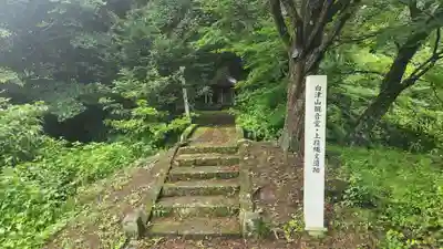 白津山観音堂の周辺