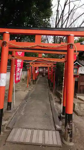 蹉跎神社の鳥居