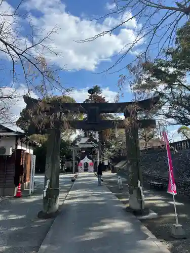 福島八幡宮の鳥居