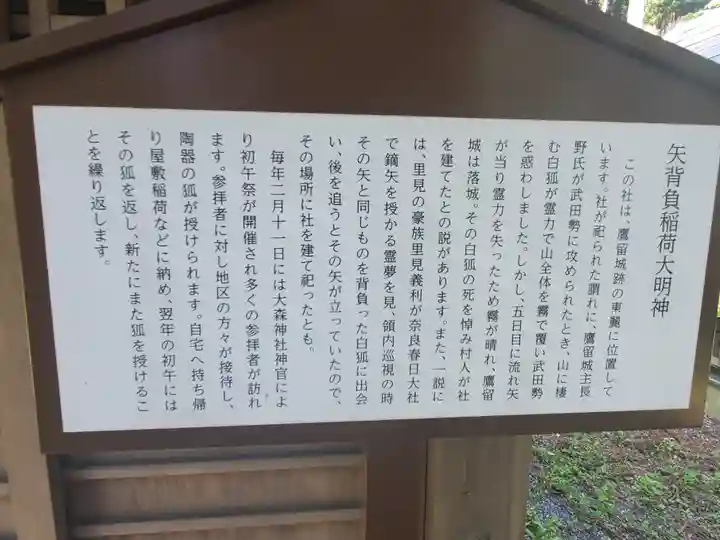 矢背負稲荷神社のその他建物