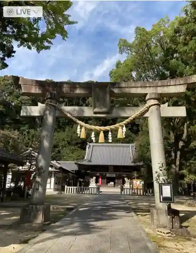 八幡神社松平東照宮の鳥居